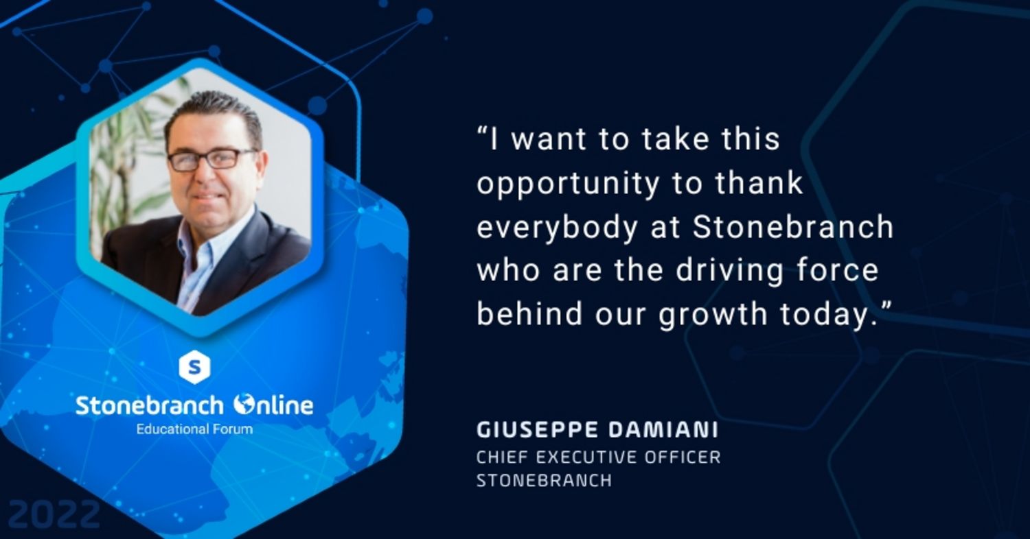 Stonebranch Online 2022 - Giuseppe Damiani, CEO, Quote