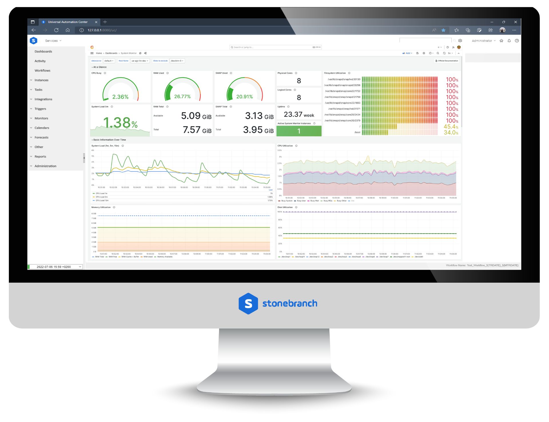 UAC Utility:  System Monitor